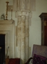 column on west side of gatehouse passage